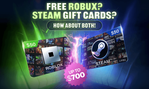 Free Robux and Steam Gift Cards Are Waiting