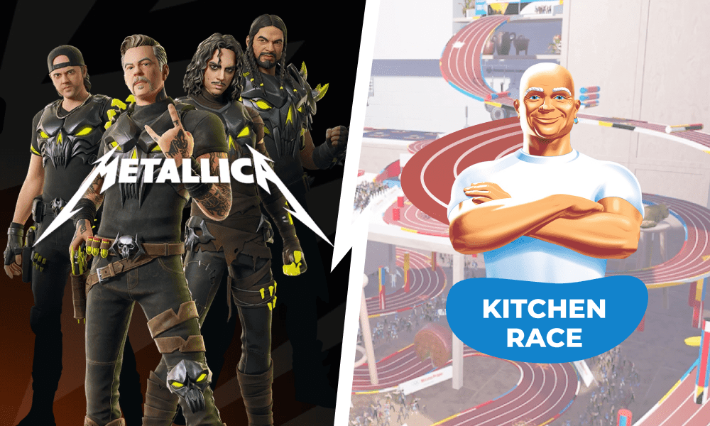 Les plus grands événements de l’épopée: Fortnite Festival avec Metallica et la Meister Proper Kitchen Race