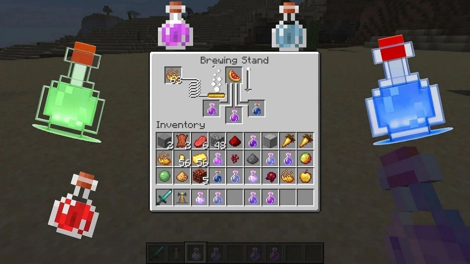 How To Make Potions In Minecraft